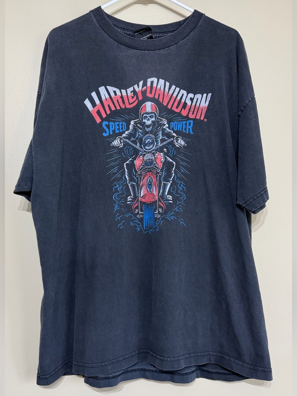 Harley Davidson Speed Power Skull 2020 Gasoline Alley Alberta Tee